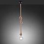 Rope I Pendant Light 1-Bulb Natural Fiber 2