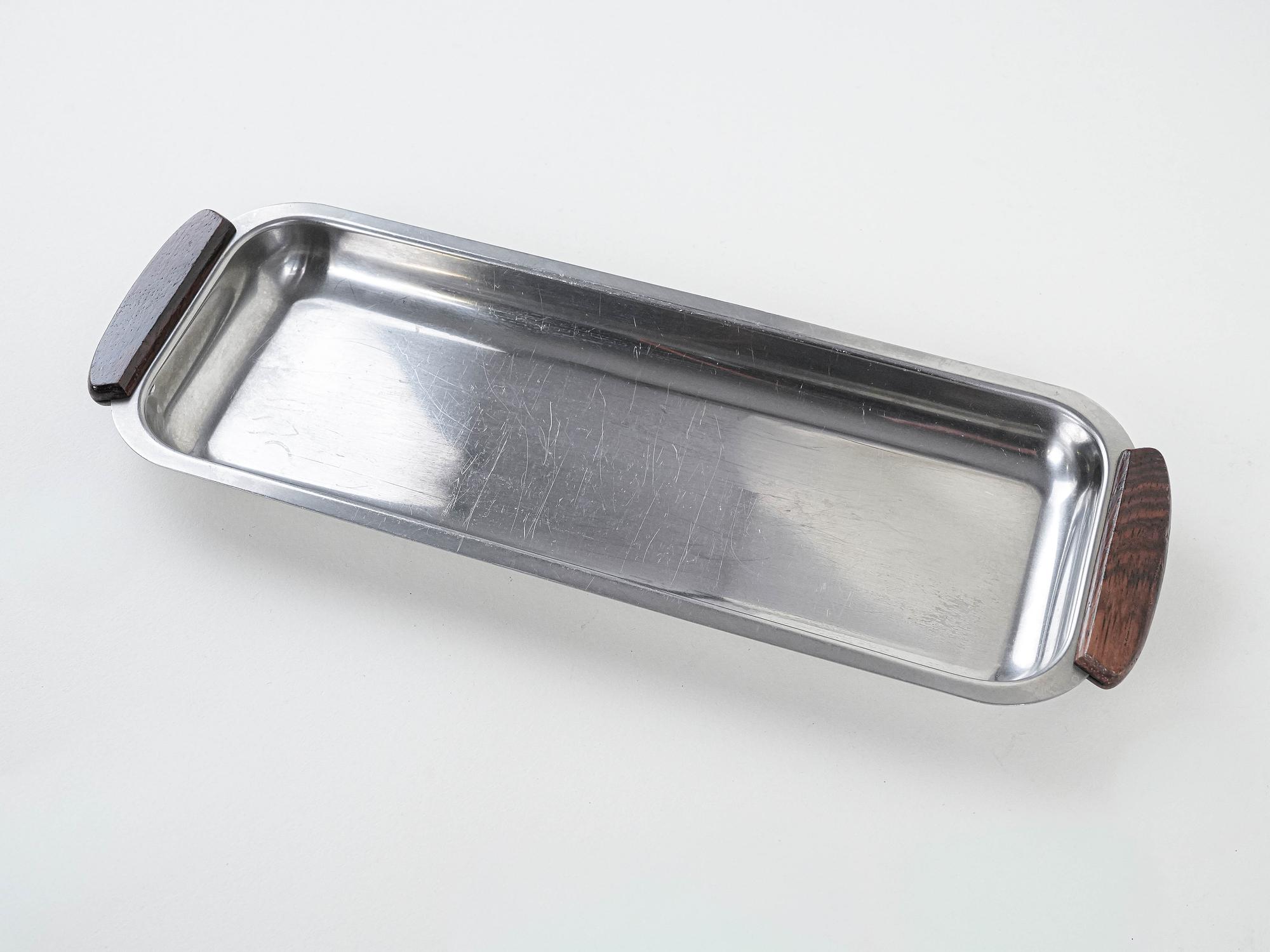 Stainless steel tray 1970s 3