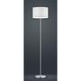 Floor lamp Hotel 1-light mixed fabric nickel white 2