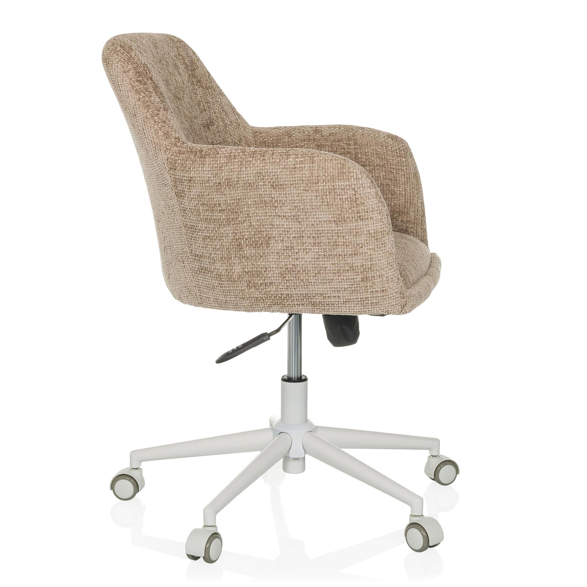 SOLAO HOME Bürostuhl Bouclé Hellbraun 6