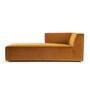 Dane 1-Sitzer Récamiere Links Velour Matt Amber 2