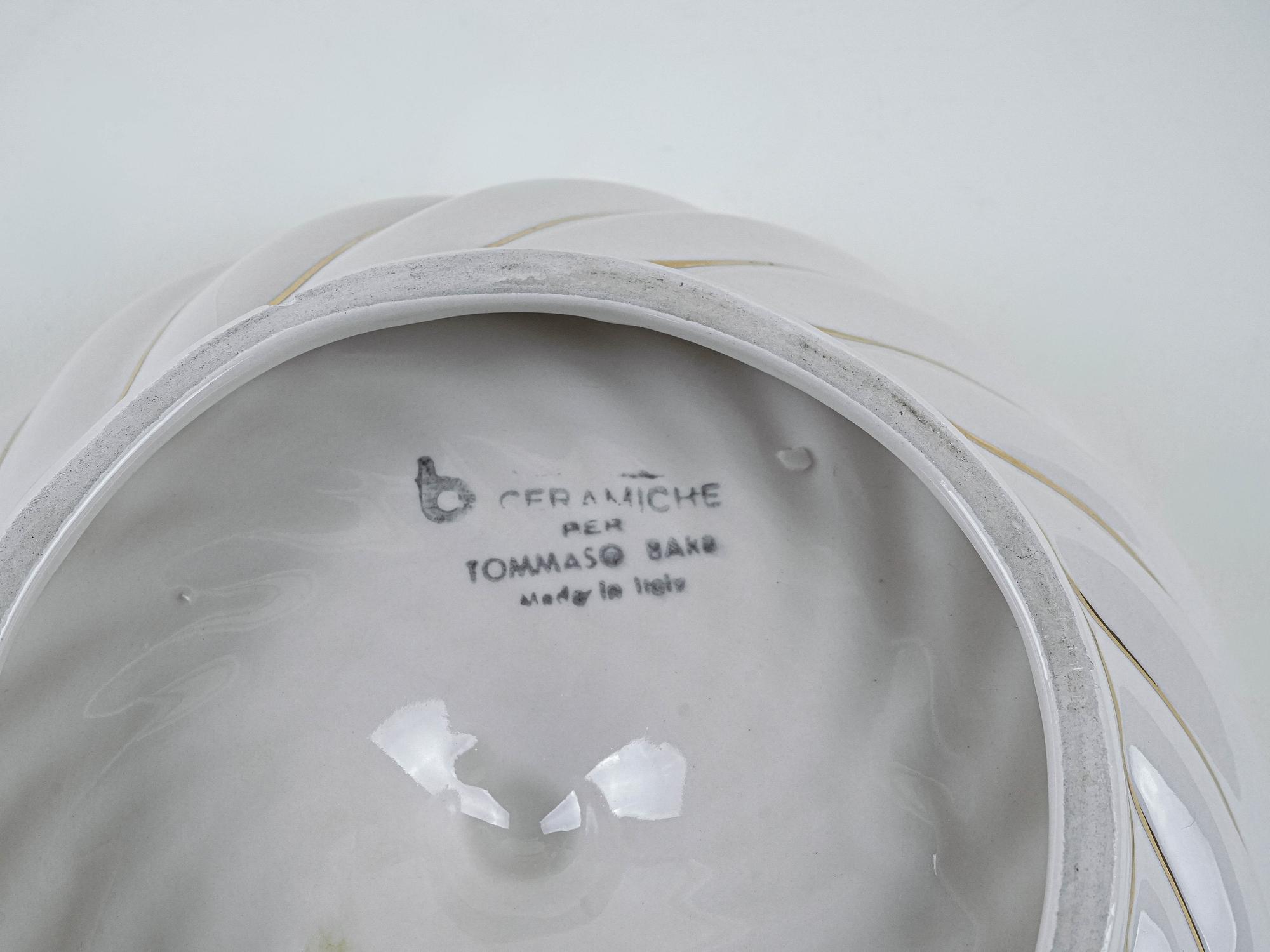 Ceramic bowl Cream 1980s 4