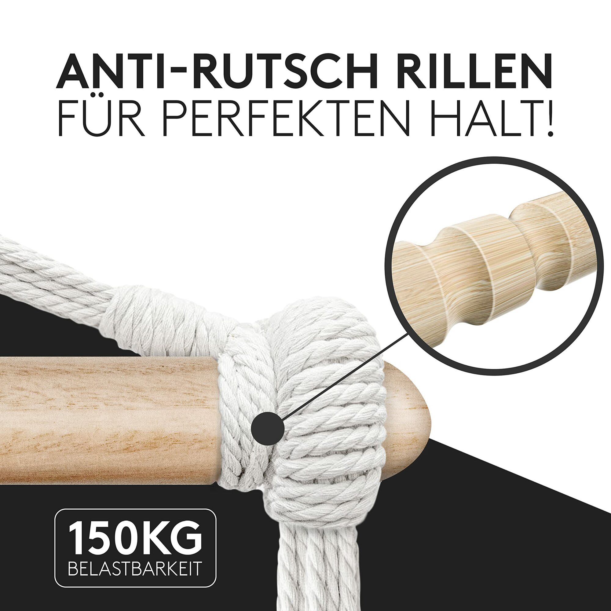Hängesessel mit Fußstütze Wetterfester 1