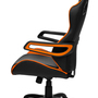 Game Pro Drehstuhl Kunstleder Schwarz Orange 2