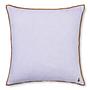 Contrast Linen Kissen Leinen Federfüllung Lila 0
