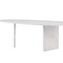 Grönvik Dining Table White Concrete Look 220x100cm 1