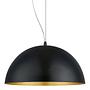 Pendant lamp Gaetano Steel 1-light Black Gold Ø 38 cm 0
