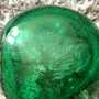 Freiform Glasschale aus Muranoglas Grün  4