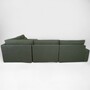 Trent Ecksofa Baumwolle Leinen Olive 2