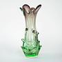 Vase Muranoglas Grün 1960er Jahre 6
