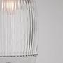 Moon Type A Pendant Lamp Clear Glass Aluminum Single-Bulb 2