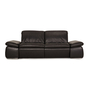 Evento Sofa 2-Sitzer Leder Grau Relaxfunktion 0