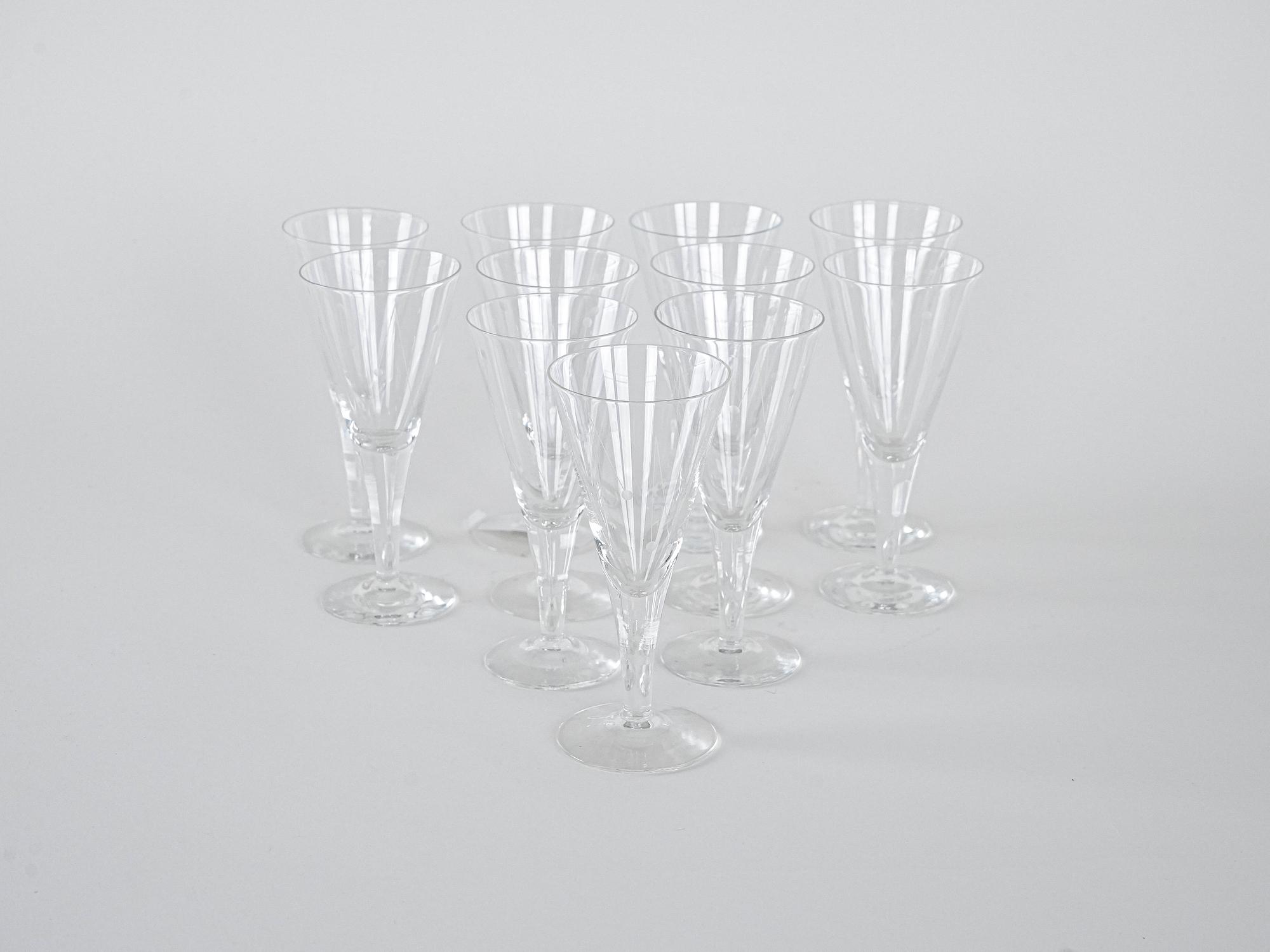 Crystal glasses 11x Transparent 3