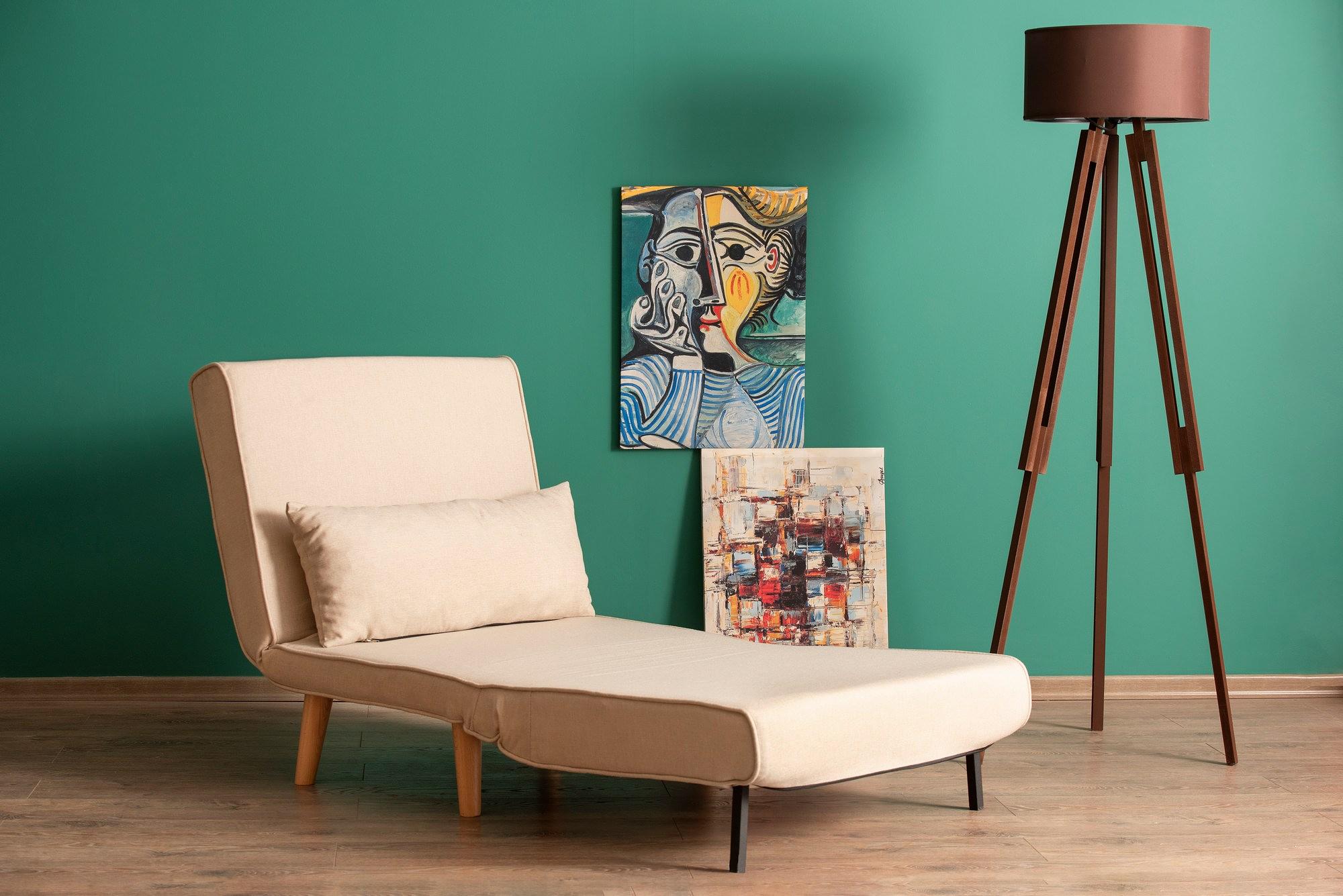 Folde Divano letto 1 posto Crema 2