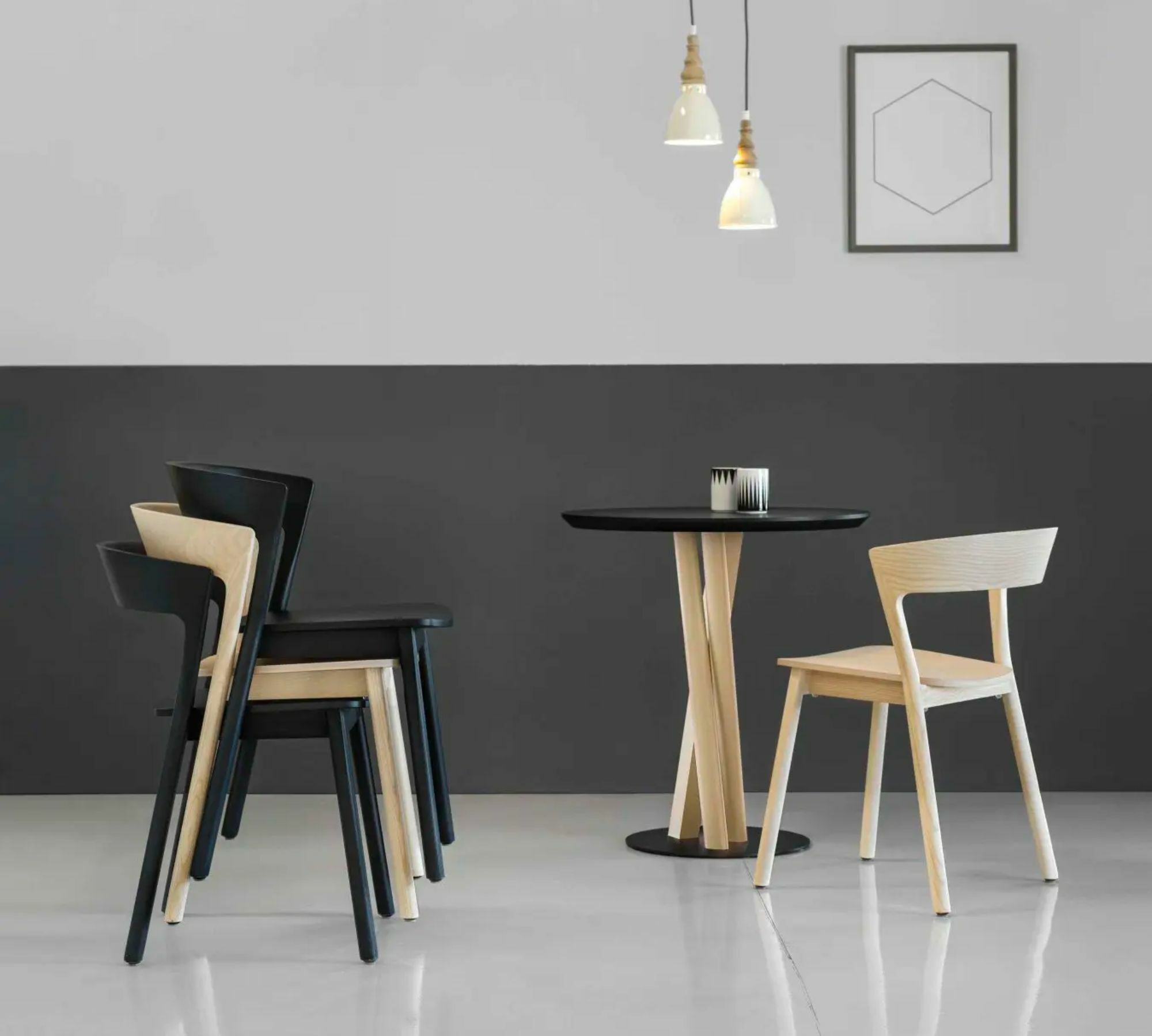 Edith Stuhl Holz Braun 3