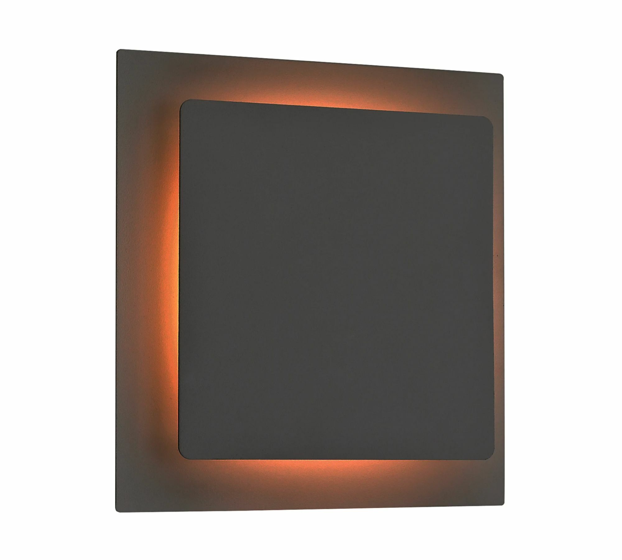 LED Wandleuchte 1-flammig Metall Schwarz 0
