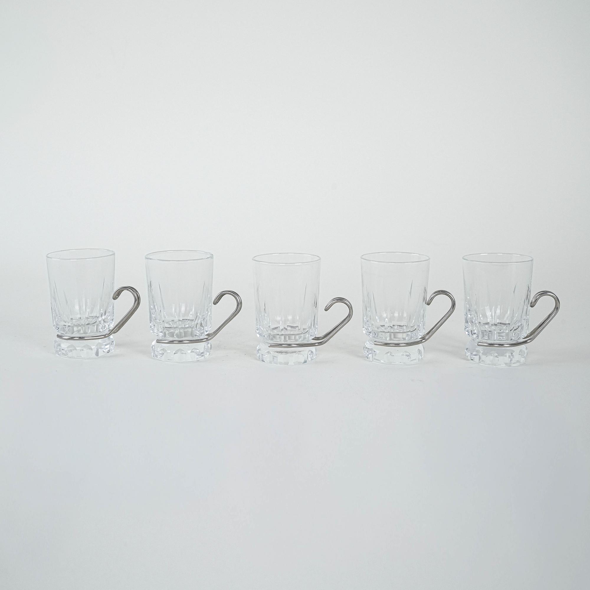 Tea glass set Transparent 1970s 1