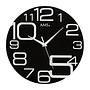 Wanduhr Naranjo Quarz Schwarz 0