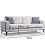 Nordic 3-Sitzer Sofa Beige 8