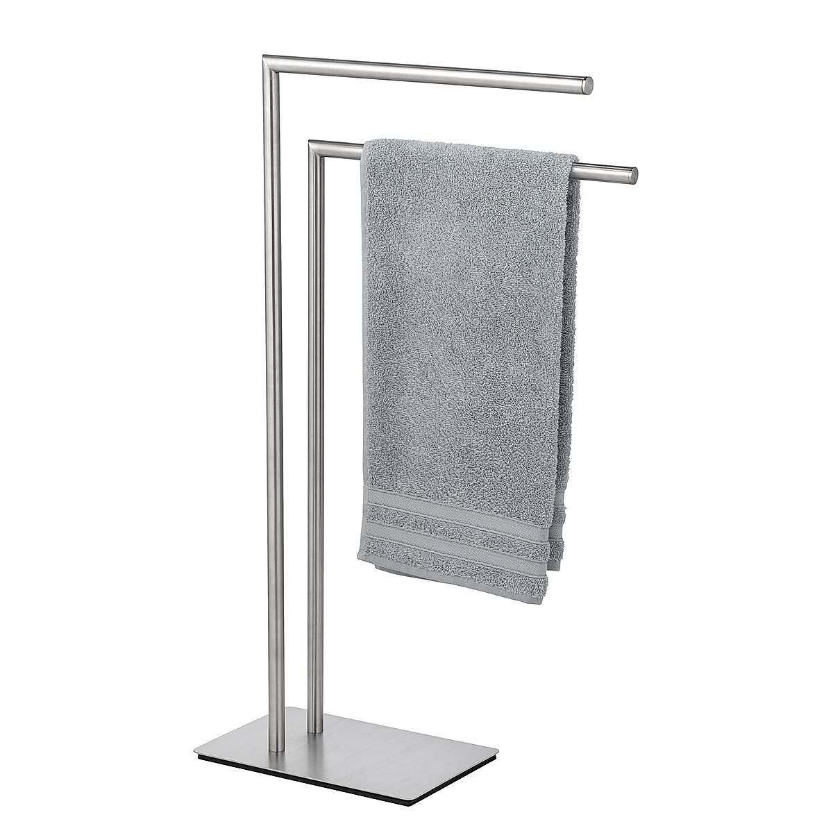 Recco Handtuchständer Edelstahl Silber Matt 0