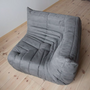 Togo Corner Sofa Textile Grey 3