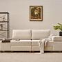 Perenna Sofa 3-Sitzer Chenille Creme 0