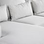 Ecksofa Japandi 3-Sitzer Beige 10