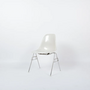 Eames Fiberglass Side Chair by Herman Miller Parchment  0