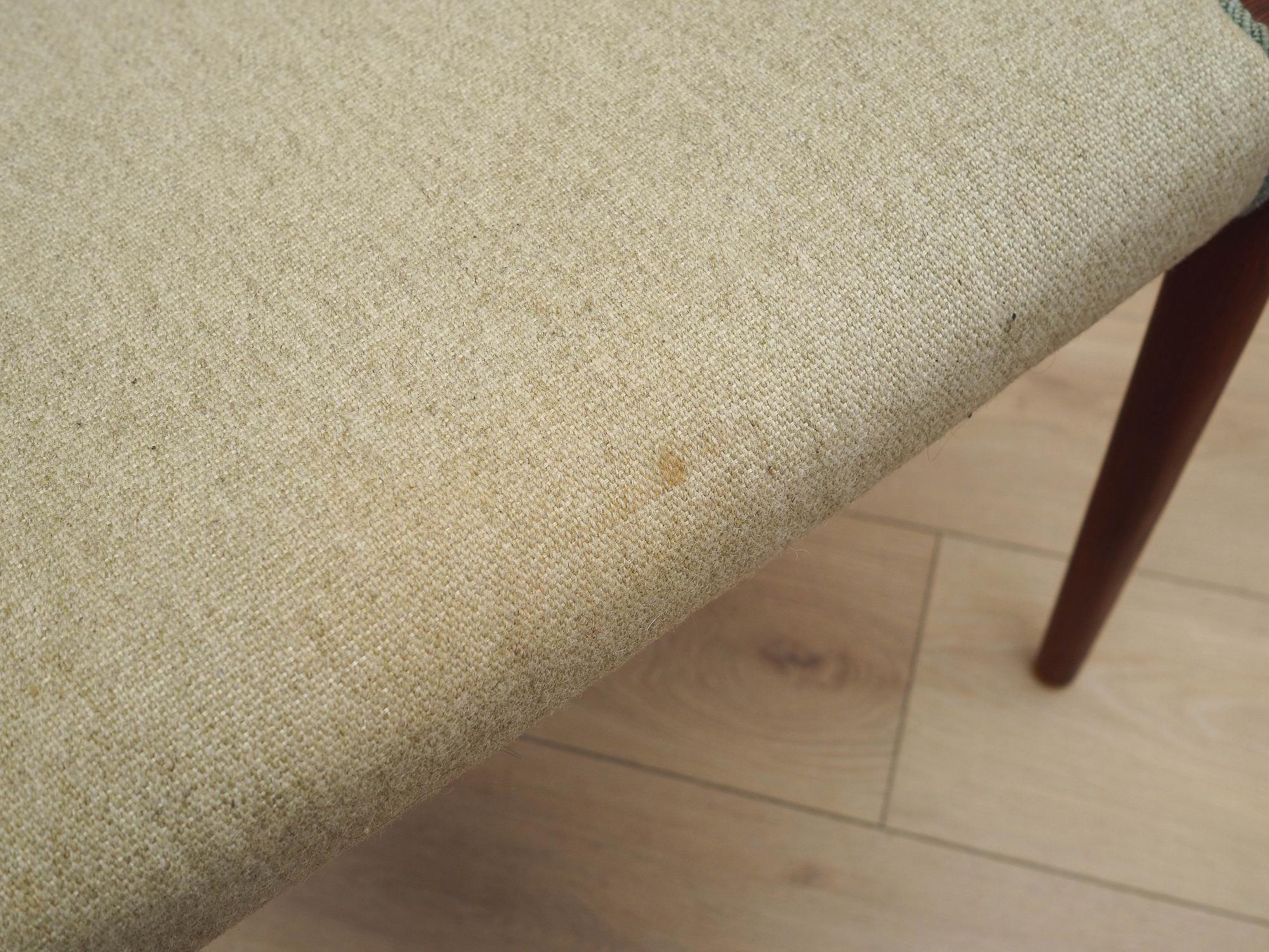 Teak wood chair set 4-piece 1960s, Designer:  12