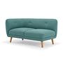 Alfred 2-Sitzer Modul Rechts Blau Olena Aqua 0