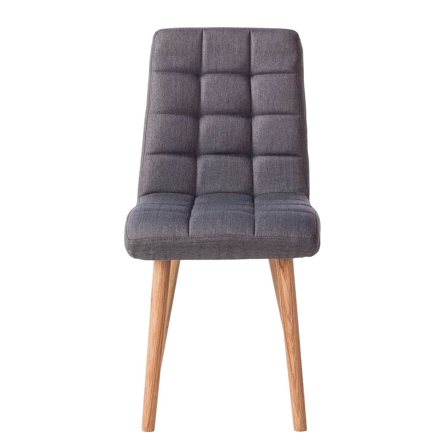 2x Doskie I Armchair Fabric Oak Dark Grey 3