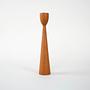 Teak candlesticks 1960s 2