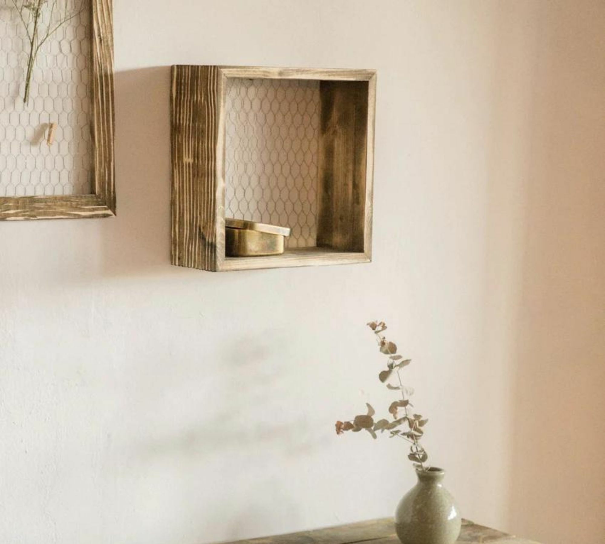 Biryar Regal Holz Nussbaum 2