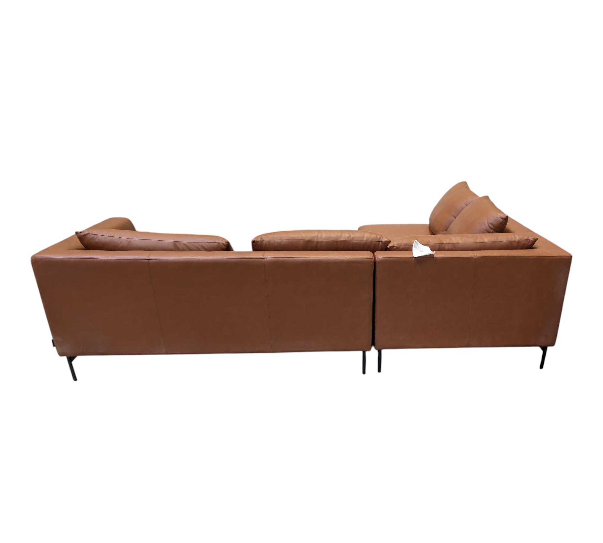 Noa Ecksofa links Soffy Cognac 5