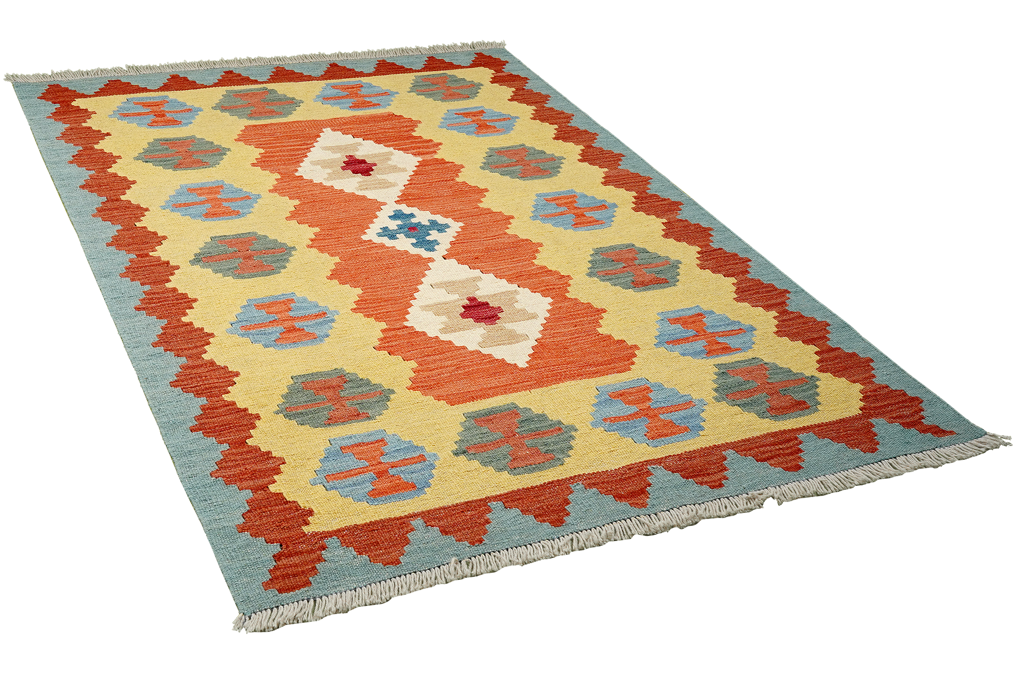 Kilim Gashgai Teppich Mehrfarbig 2