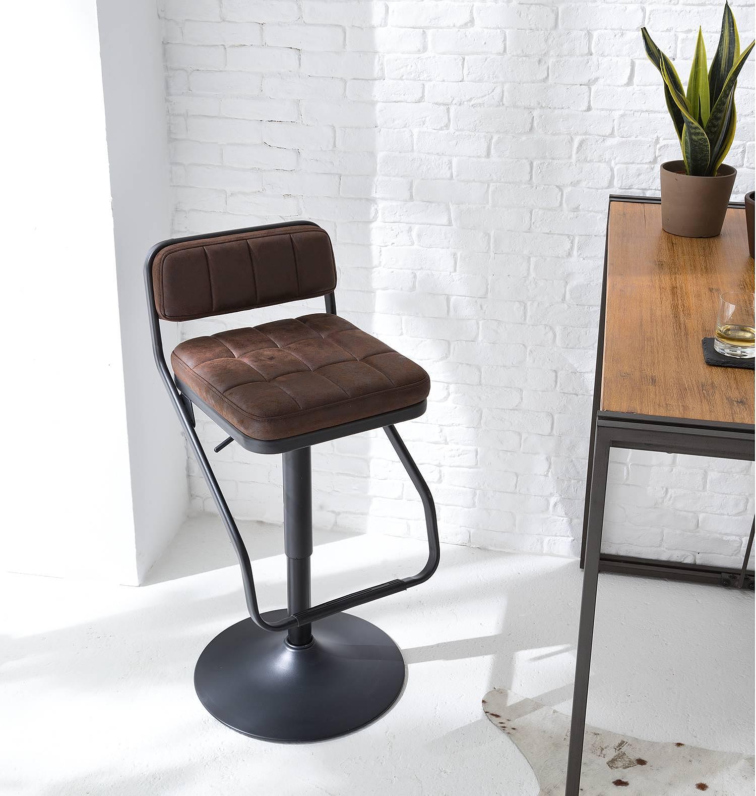 2x Barstuhl Dalcross Braun 3