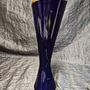 Vintage Vase Porzellan Blau 2