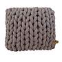 Pillow Cotton Chunky knit Taupe 0