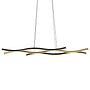 Pendant light Geronimo 1-light aluminum beige black 0