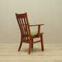 Vintage armchair Teak wood Textile Brown 1970s 6
