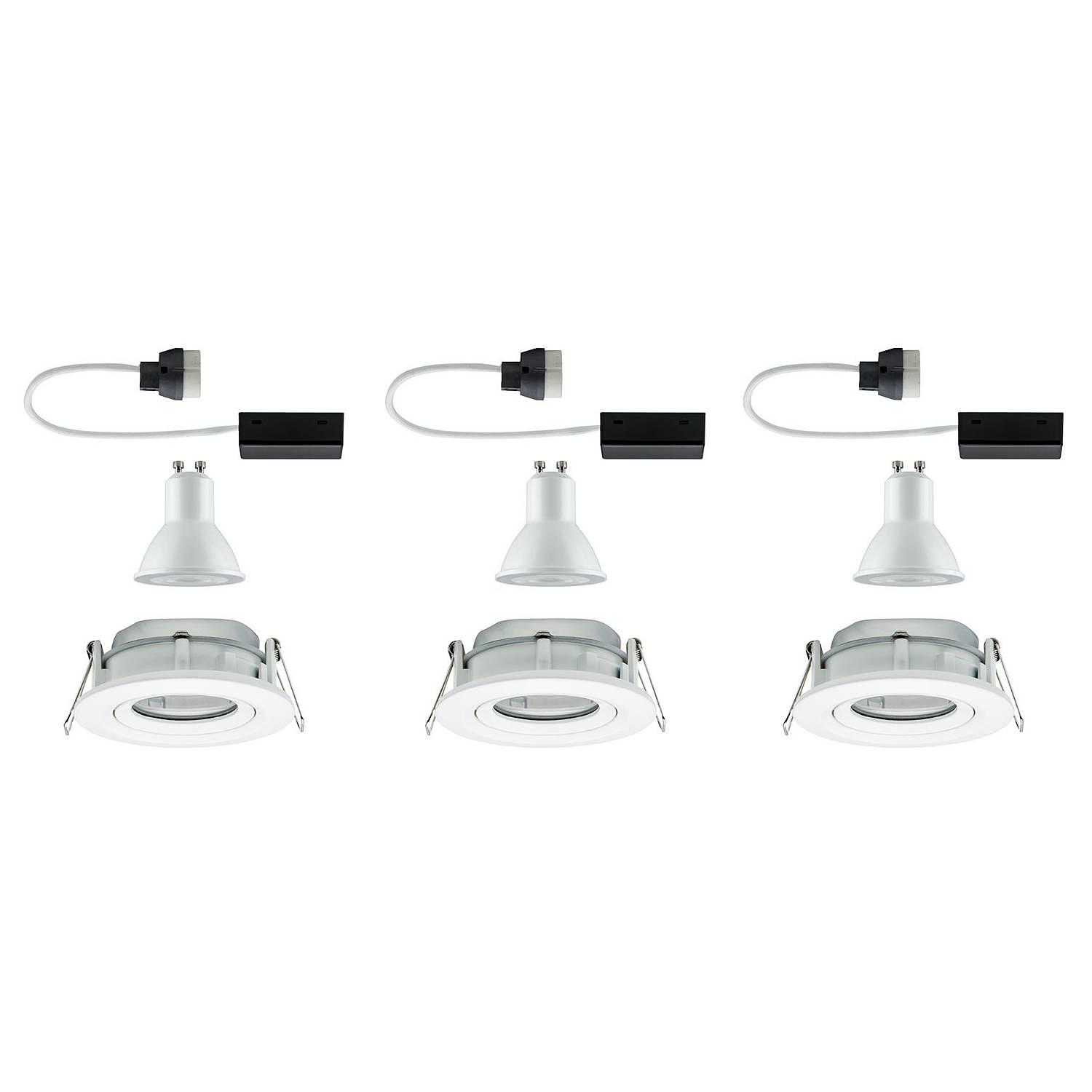 LED-Einbauleuchte Nova Plus Aluminium Weiß 3