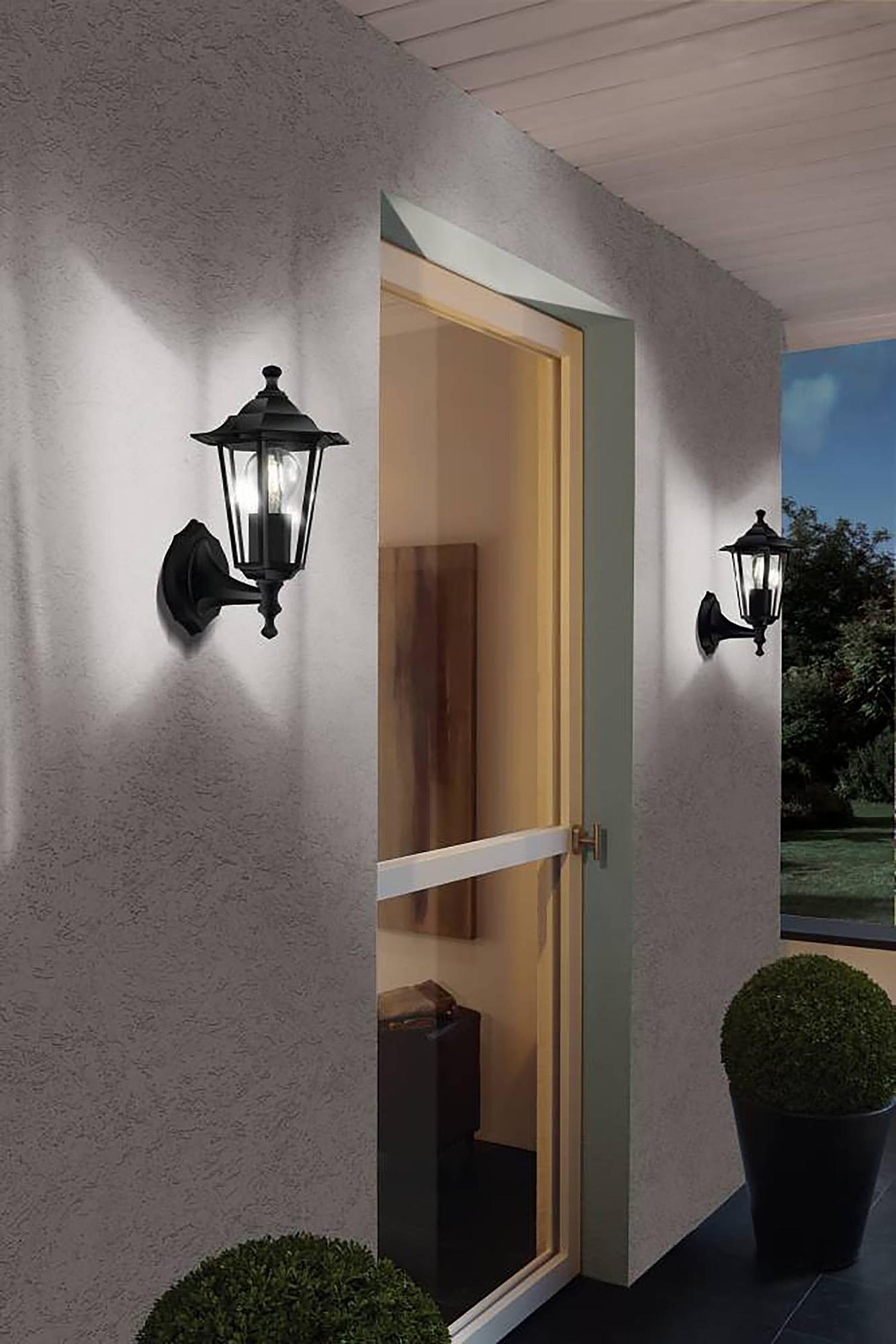 Laterna Typ B Wandleuchte ohne Sensor Aluminium Glas 2