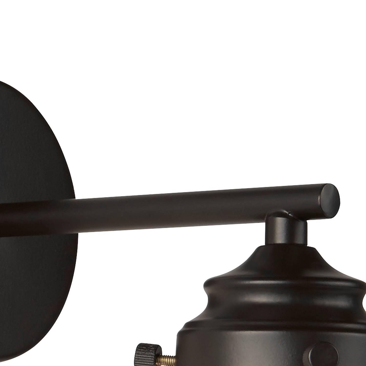 School House Wall Lamp Opal Glass Steel Single-Flame 2