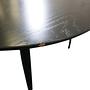 Lunar Coffee Table Wood Black Ø80cm 6