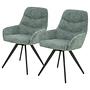 Armlehnenstuhl Cabac 2er-Set Mintgrün 0