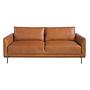 3-Sitzer Sofa in braunem Leder 6130 1