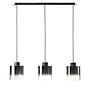 Pendant lamp Beth mirror glass / aluminum 3-lamp 3