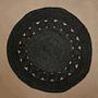 Bosie Demir Round Rug Jute Black 1