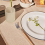 4-tlg. Minau Tischset Jute Leinen Beige 5