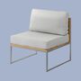 Loungesessel Outdoor Teak Massiv 0